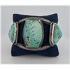 Image 1 : Stunning Old Pawn Navajo Turquoise Bangle Bracelet