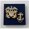 Image 1 : US Navy Hat Device Eagle Badge