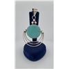 Image 1 : Sterling Silver Turquoise Pendant