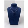 Image 1 : Pair of Sterling Necklaces