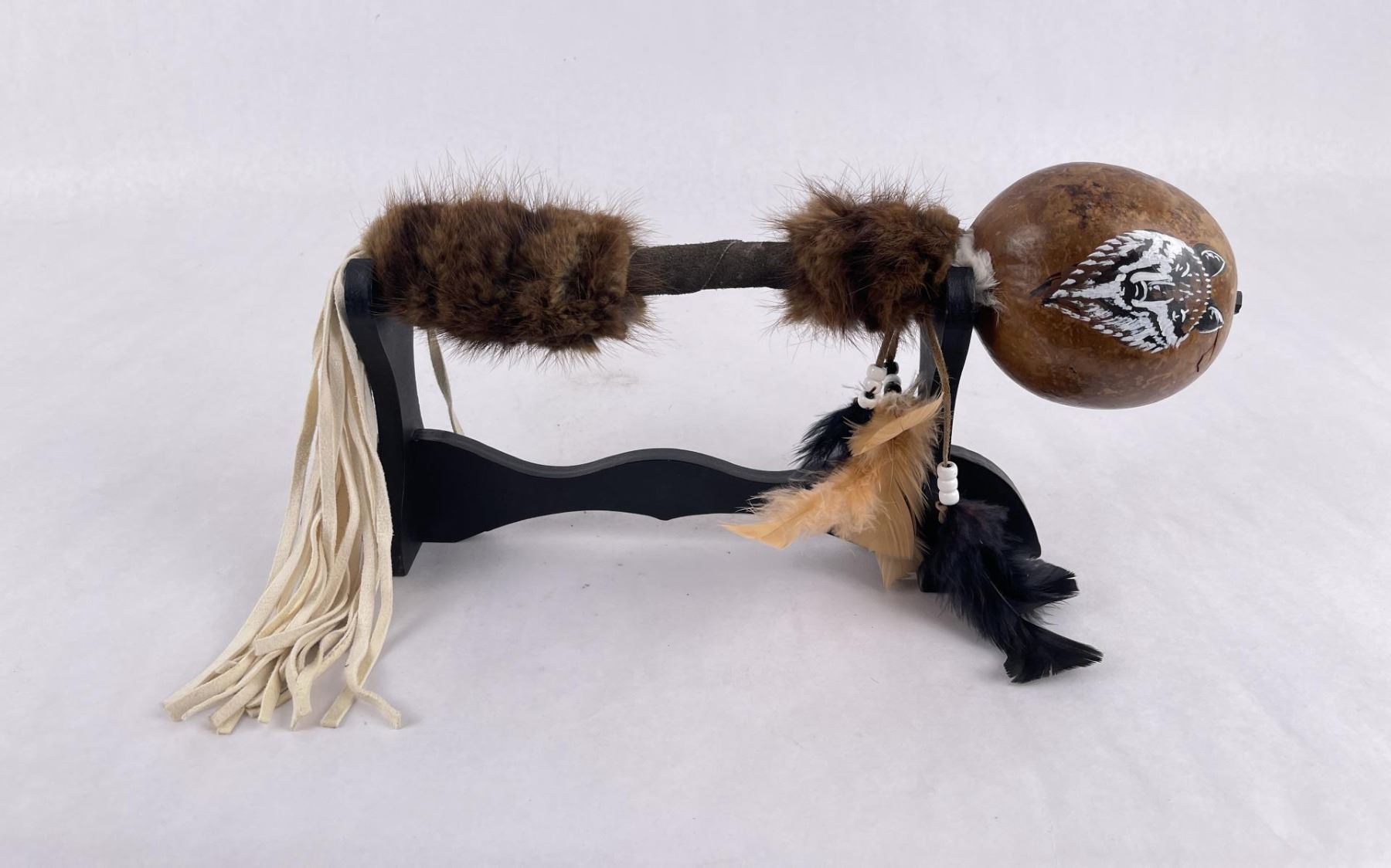 Native American Indian Gourd Rattle