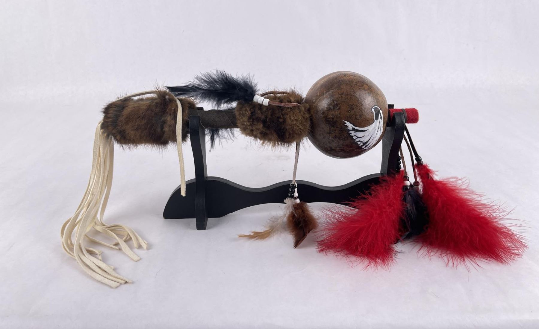 Native American Indian Gourd Rattle