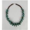 Image 2 : Kingman Turquoise Silver Bench Bead Necklace