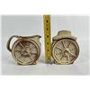 Image 5 : Frankoma Pottery Wagon Wheel Creamer and Sugar