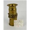 Image 1 : 1892 Trench Art Brass Artillery Shell Vase