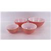 Image 1 : Pyrex Pink Nesting Mixing Bowl Set