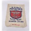 Image 1 : Butte Montana Farmers Union Potato Bag