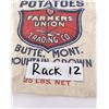 Image 3 : Butte Montana Farmers Union Potato Bag