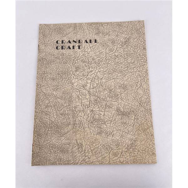 1929 Crandall Craft Boat Catalog