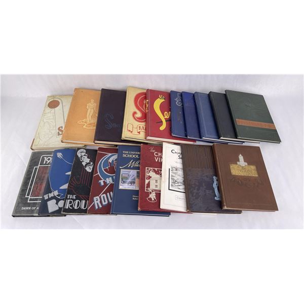 Large Collection High School & College Year Books