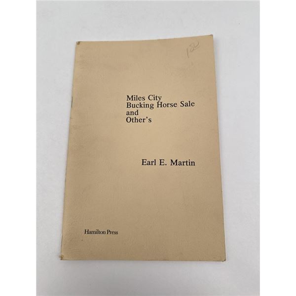 Miles City Bucking Horse Sale And Other Poems