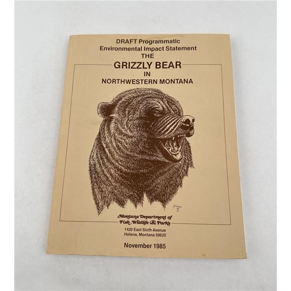 The Gizzly Bear In Northwestern Montana