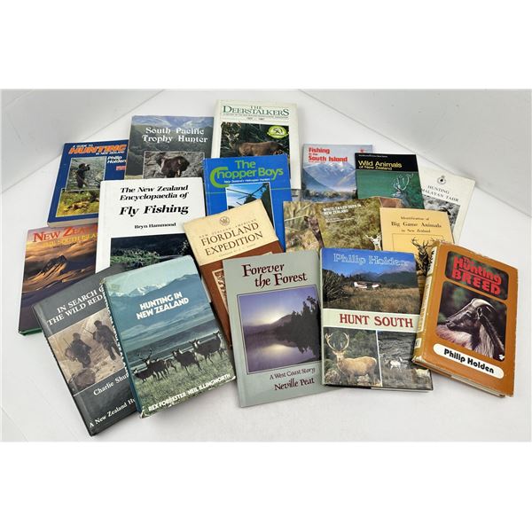 Lot of New Zealand Big Game Hunting Books
