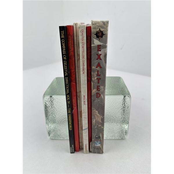 Lot of Exalted RPG Manuals Reference Guide Books