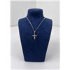 Image 1 : 14k Gold Cross Necklace