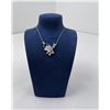 Image 1 : Sterling Silver Rhinestone Necklace