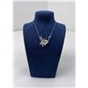 Image 2 : Sterling Silver Rhinestone Necklace