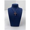 Image 2 : Zuni Sterling Petit Point Turquoise Necklace