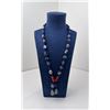 Image 1 : Hand Blown Glass Bead Necklace