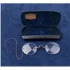 Image 1 : Antique Pince Nez Glasses With Ear Loop