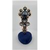 Image 1 : Corocraft Blue Rhinestone Brooch