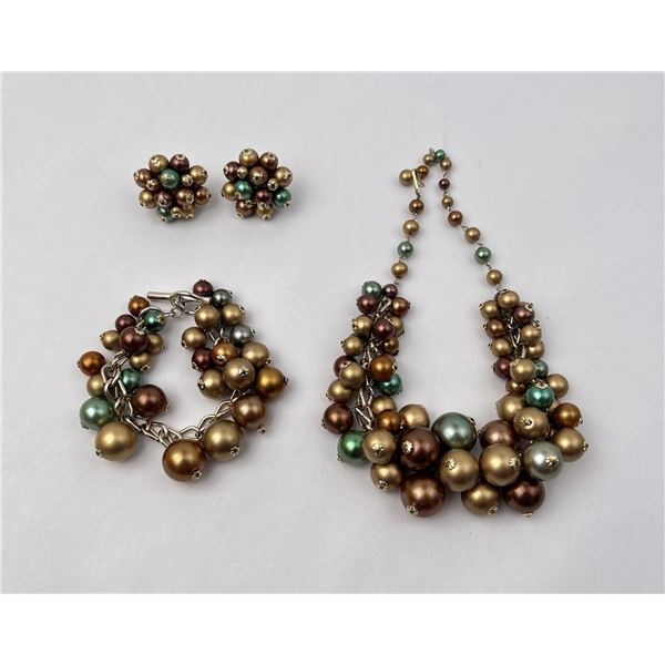 Mid Century Costume Jewelry Suite