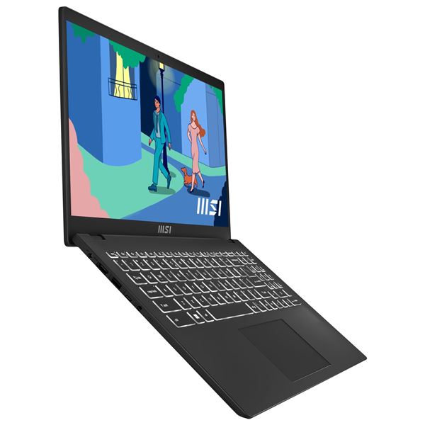 NEW MSI Modern 15 B12M-296CA 15.6" Laptop - Black (Intel Core i5-1235U/512GB SSD/16GB RAM) - retail 