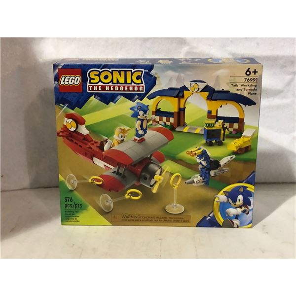 NEW LEGO Sonic The Hedgehog Tails’ Workshop and Tornado Plane 76991 Building Toy Set