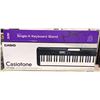 Image 2 : NEW Casio - CT-S300 61-Key Electric Keyboard - Black w/ On-Stage X-Style Keyboard Stand (KS7190)