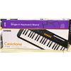 Image 2 : NEW Casio - CT-S100 61-Key Electric Keyboard - Black w/ On-Stage X-Style Keyboard Stand (KS7190)