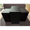 Image 1 : NEW OPEN BOX 3pc Samsung audio system - includes PS-WC99B subwoofer w/ PS-WB65D & PS-WC67B speakers 