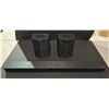Image 1 : NEW OPEN BOX 3pc LG audio system - includes SN4 wireless soundbar w/ SPQ9-SR & SPQ9-SL active rear s