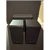 Image 1 : NEW OPEN BOX 3pc Sony audio system - includes SA-SW3 subwoofer w/ set of 2 SS-CS5 speakers - new dem