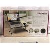Image 2 : Group of adjustable ergonomic laptop cooling table w/fan & portable laptop stand