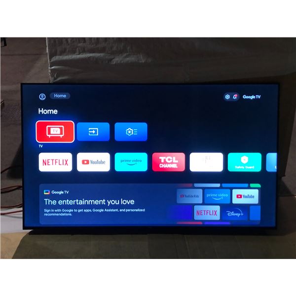 NEW DEMO TCL Q5 55" 4K UHD HDR QLED Google TV Smart TV 55Q550G-CA - retail $449.99 (new demo unit, n