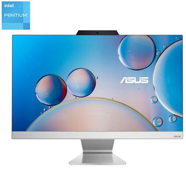 NEW ASUS A3402 23.8" All-in-One PC - White (Intel Pentium Gold 8505/512GB SSD/8GB RAM/Windows 11)