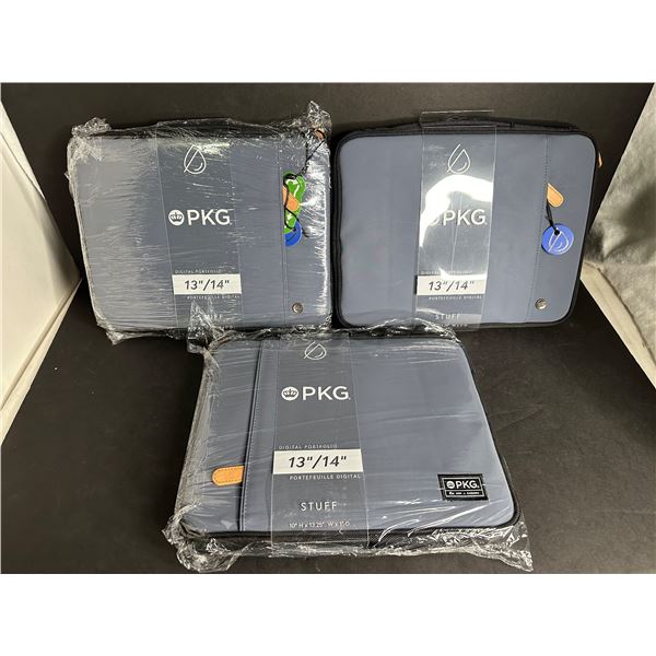 Group of 3 new PKG Digital Portfolio 13" laptop sleeves