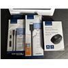 Image 2 : Group of 4 new assorted items - Insignia headphone expansion kit/ 4K HDMI cable/ wireless optical mo