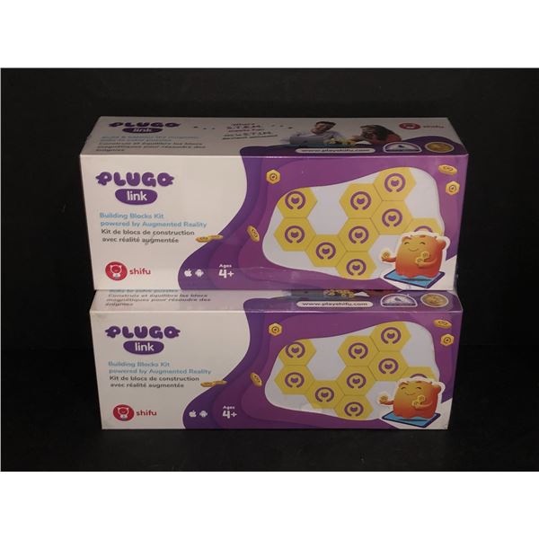 Group of 2 new Plugo link building blocks kits