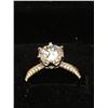 Image 3 : GRA CERTIFIED 2.00 CARAT MOISSANITE VVS D COLORED CENTER WITH 32 CUBIC ZIRCONIUM SET IN 925 STERLING