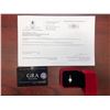 Image 3 : GRA CERTIFIED RING WITH 0.50 CARAT MOISSANITE VVS D COLORED MOISSANITE SET IN 925 SILVER WITH 35 CUB