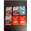 Image 1 : NEW Group of 6 SDXC UHS-I Card w/ adapter, microSDXC UHS-I, etc...