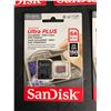 Image 2 : NEW Group of 5 microSDXC w/ adapter,  microSDXC UHS-I  w/ adapter
