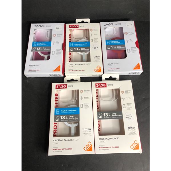 NEW Group of 5 Zagg various iPhone cases