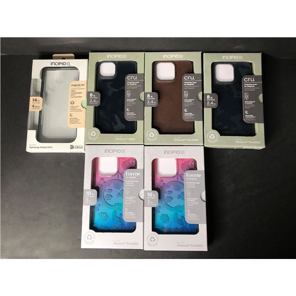 NEW Group of 6 Incipio iPhone 6.7" Pro 2023 & Samsung Galaxy S23+ cases