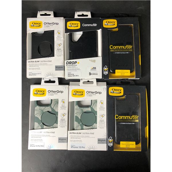 NEW Group of 6 Otterbox iPhone & Samsung phone cases