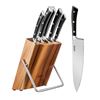 Image 1 : AICOK Kitchen Knife Set, German Stainless Steel Knife Block Set, 6 pcs Small Knife Set with Wooden B