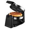 Image 1 : AICOOK Mini Waffles Maker for Individual, 1200W, Adjustable Temperature Dial, Nonstick Plates