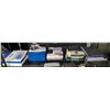Image 1 : Shelf lot of assorted iPad cases, Samsung Galaxy tab screen protectors, Insignia universal flex view