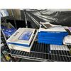 Image 2 : Shelf lot of assorted iPad cases, Samsung Galaxy tab screen protectors, Insignia universal flex view